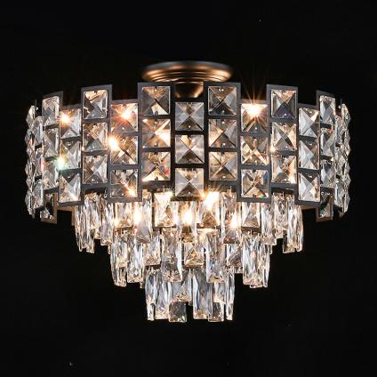Люстра 9004/5+2 BK черный 7х40W E14 d490, SSH21 У1